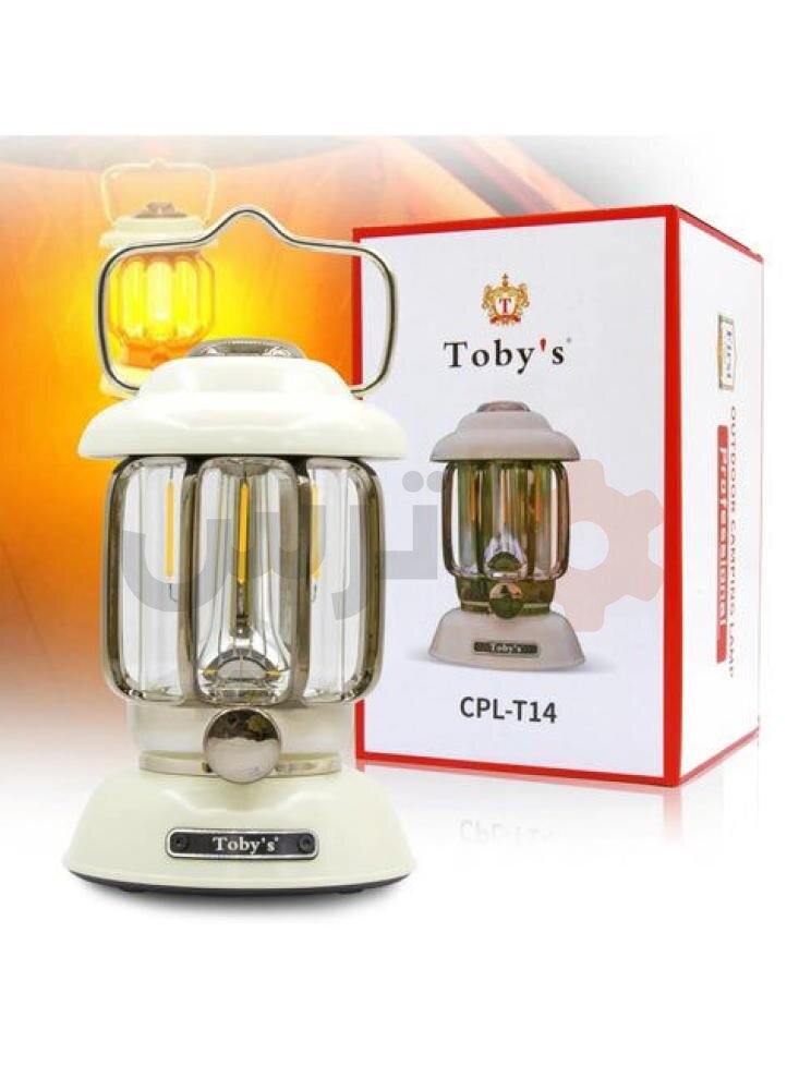 فانوس رحلات وتخييم ليد كلاسيكي Toby's CPL-T14 قابل لإعادة الشحن