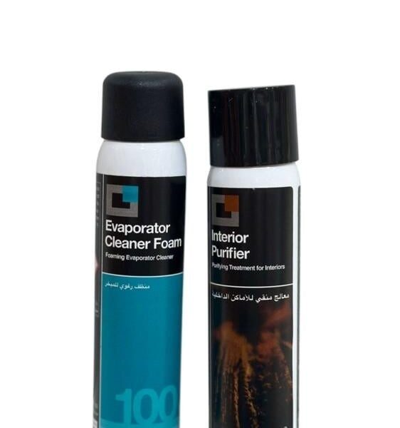 بخاخ تنظيف وتعقيم مكيف السيارة من Errecom الإيطالية – طقم منظف المبخر ومعطر داخلي 200ML