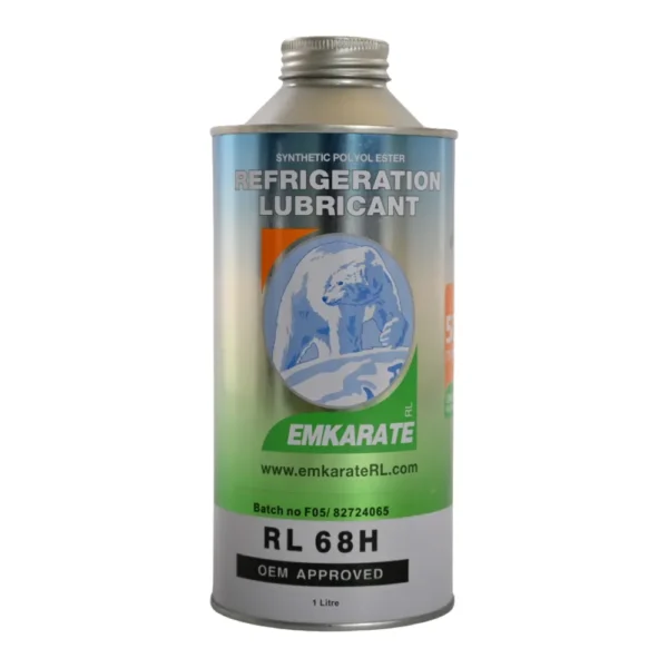 زيت كمبروسر تبريد وتكييف إمكارات Emkarate RL 68H الأصلي 1 لتر